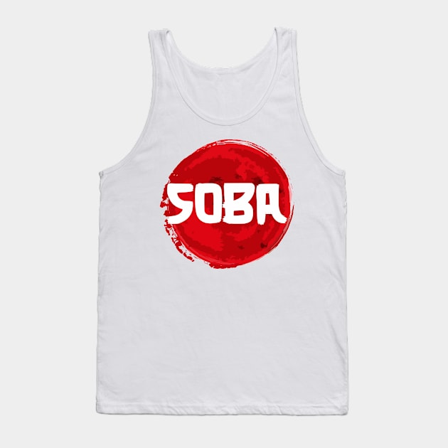 Soba-Japanese Food Tank Top by Mysimplicity.art